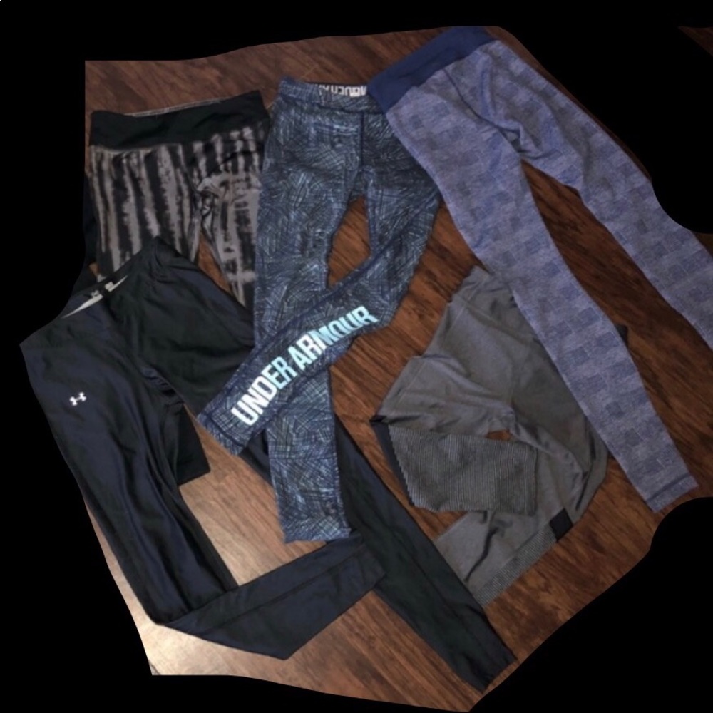 Bundle of 5 Under armour leggings